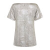 MOS MOSH - NIVA O-SS METALLIC TEE | SILVER MOS MOSH - NIVA O-SS METALLIC TEE | SILVER