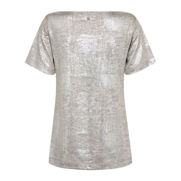 MOS MOSH - NIVA O-SS METALLIC TEE | SILVER