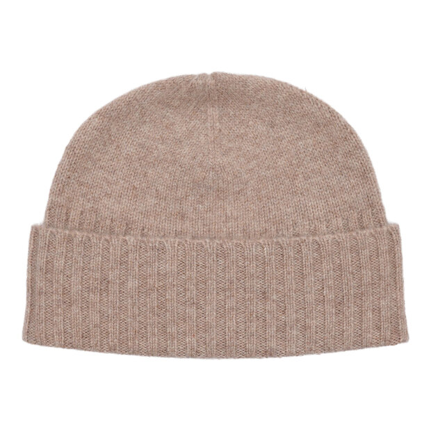 BTF CPH - LUNA PURE CASHMERE BEANIE | BROWN MELANGE