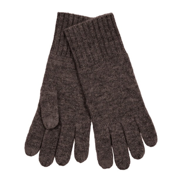 BTF CPH - ANDREA PURE CASHMERE GLOVES | DARK BROWN MELANGE