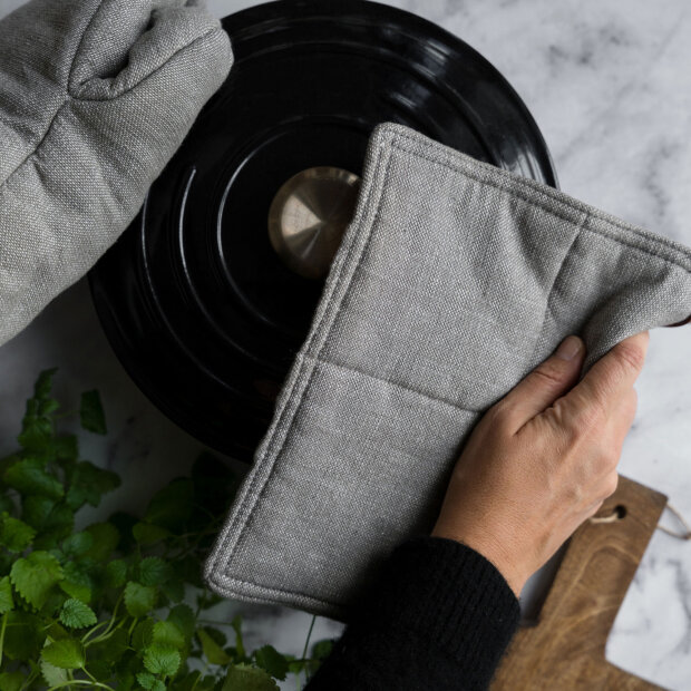 ERNST - GRYDEHANDSKE | LINEN GREY