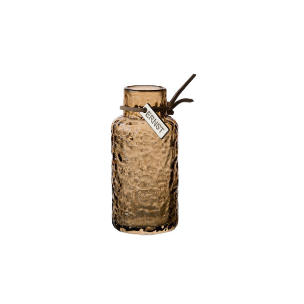 ERNST - VASE STRUKTUR AMBER | HØJ