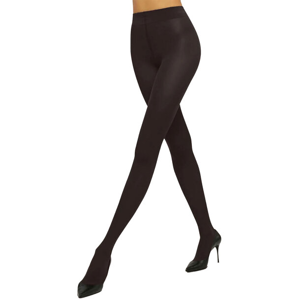 WOLFORD - VELVET DE LUXE 66 TIGHTS | DARK WOOD
