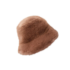 BLACK COLOUR - NERIA SOFT BUCKET HAT | ESPRESSO