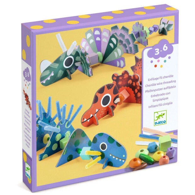 DJECO - 3D FYR, FARLIGE DINOSAUERE