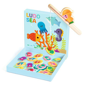 DJECO - TRÆLÆRESPIL, LUDO HAVET 4 SPIL
