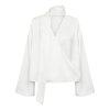 LEVETE ROOM - UME 3 BLOUSE | STAR WHITE