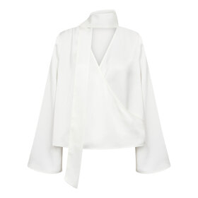 LEVETE ROOM - UME 3 BLOUSE | STAR WHITE