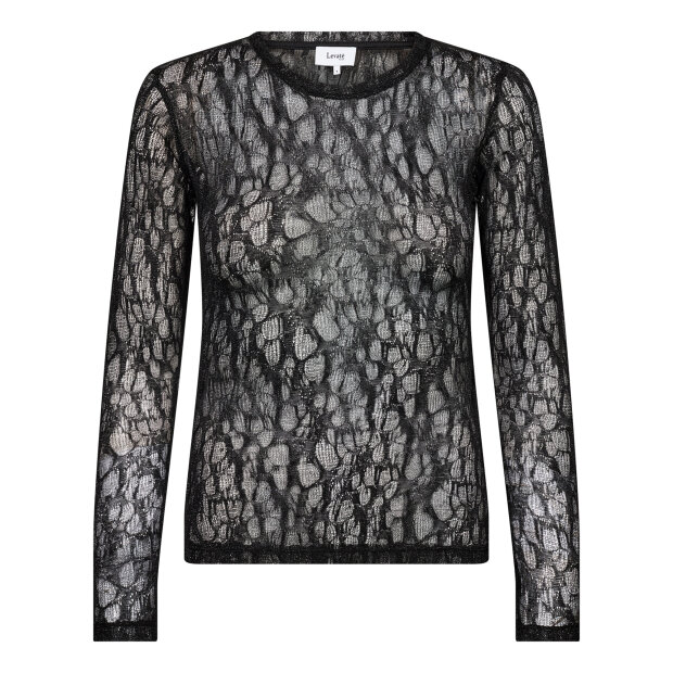 LEVETE ROOM - URINA 1 BLOUSE | BLACK COMBI