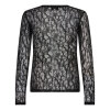 LEVETE ROOM - URINA 1 BLOUSE | BLACK COMBI LEVETE ROOM - URINA 1 BLOUSE | BLACK COMBI