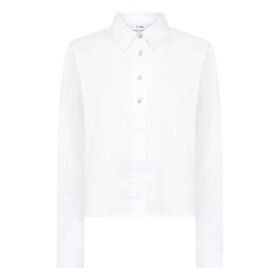 LEVETE ROOM - ISLA SOLID 136 SHIRT | WHITE