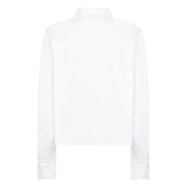LEVETE ROOM - ISLA SOLID 136 SHIRT | WHITE