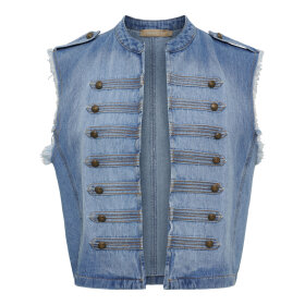 MARTA DU CHATEAU - HOLIDAY VEST | DENIM