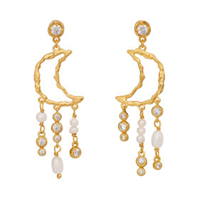 MAANESTEN - LUMIBELLE EARRINGS | FORGYLDT MAANESTEN - LUMIBELLE EARRINGS | FORGYLDT