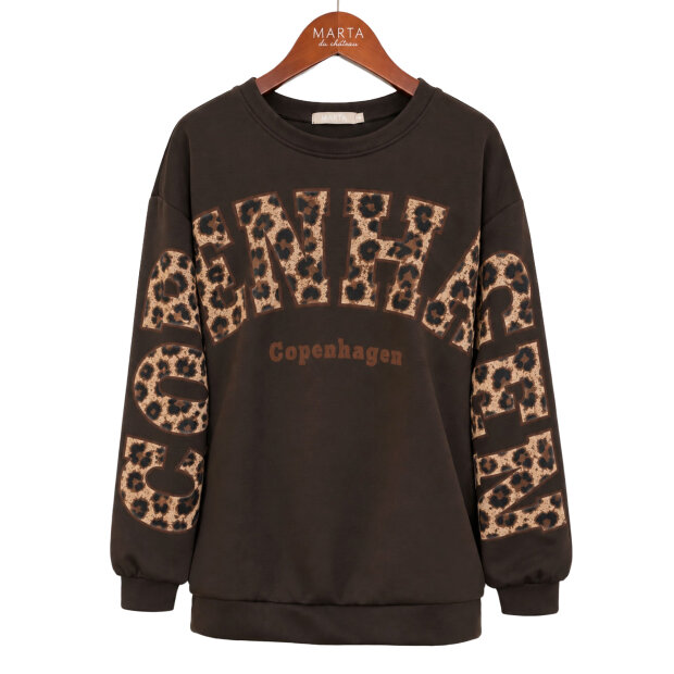 MARTA DU CHATEAU - SEVILLA SWEATSHIRT | MORO/LEO