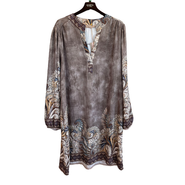 MARTA DU CHATEAU - MELONE DRESS | FANGO