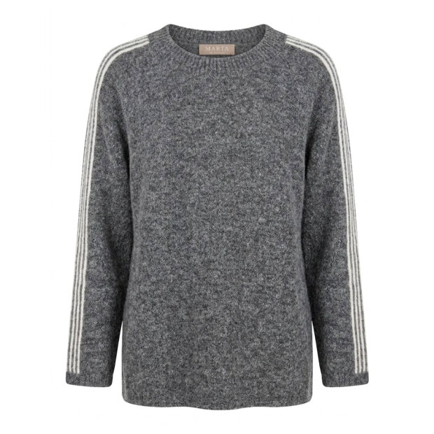 MARTA DU CHATEAU - VELORA KNIT | GRIGIO/BEIGE