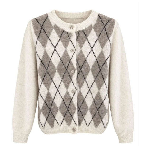 MARTA DU CHATEAU - NOVARA KNIT | BEIGE/FANGO