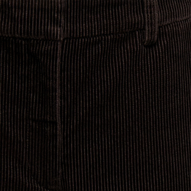 JDY - SHIRAZ MW CORDUROY PANTS | CHOCOLATE TORTE
