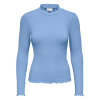JDY - FRANSISKA L/S HI-NECK TOP | SERENITY