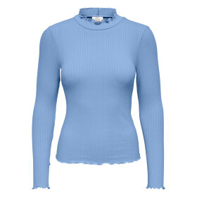 JDY - FRANSISKA L/S HI-NECK TOP | SERENITY