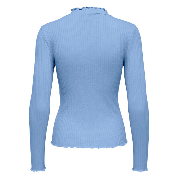 JDY - FRANSISKA L/S HI-NECK TOP | SERENITY