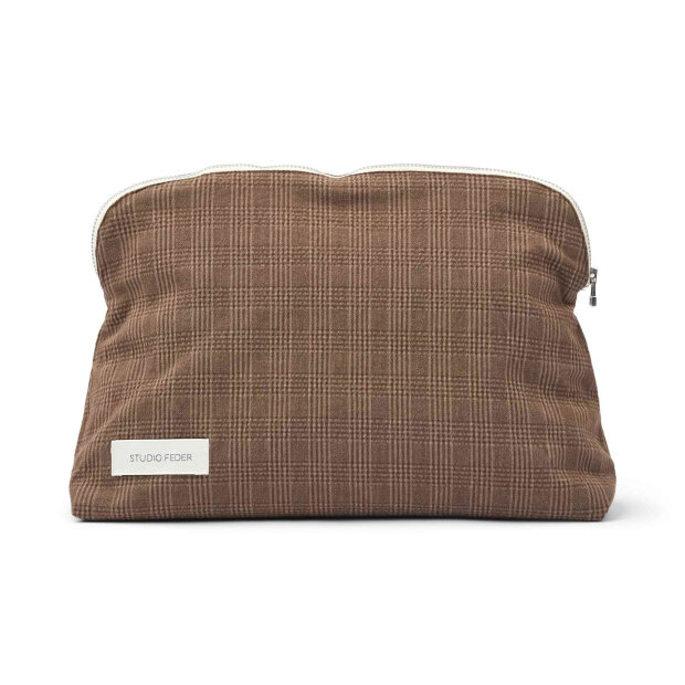 STUDIO FEDER - CELIA TOILETRY BAG | BRUNO CHECK