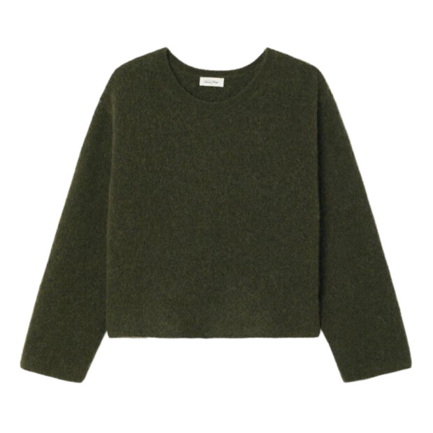 AMERICAN VINTAGE - VITOW PULLOVER | SEAWEED BLACK MELANGE