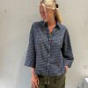 CONTINUE COPENHAGEN - AMBER CHECK SKJORTE | NAVY CHECK CONTINUE COPENHAGEN - AMBER CHECK SKJORTE | NAVY CHECK