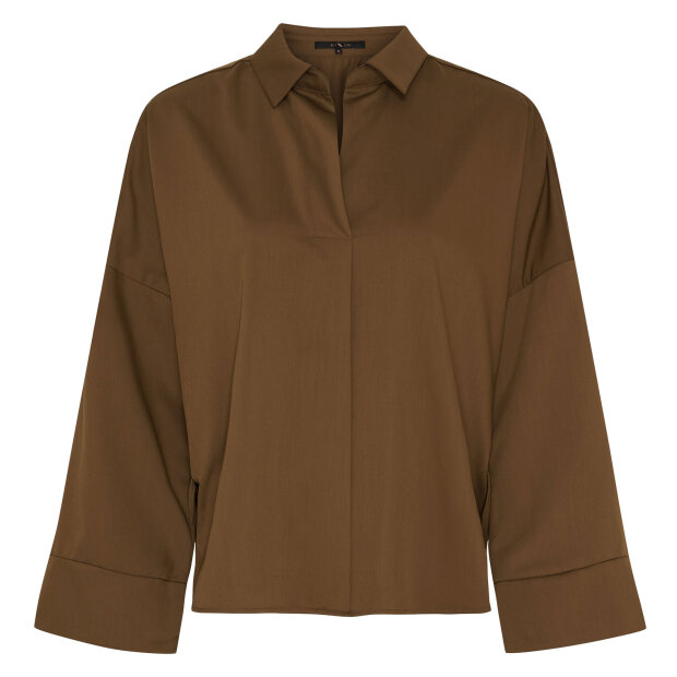BTF CPH - AMARA BAMBOO BLOUSE | CHOCOLATE BROWN