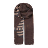 BECK SØNDERGAARD - RIBBON GAVA WOO SCARF | HOT FUDGE BROWN BECK SØNDERGAARD - RIBBON GAVA WOO SCARF | HOT FUDGE BROWN