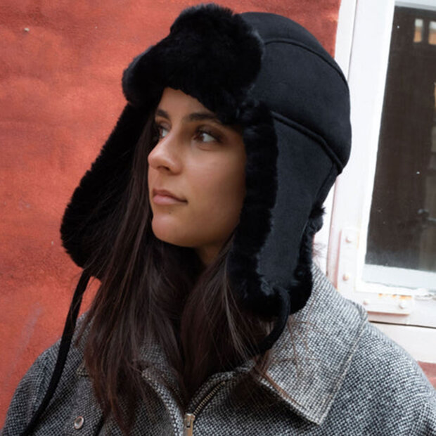 BECK SØNDERGAARD - DORA AVIATOR HAT | BLACK