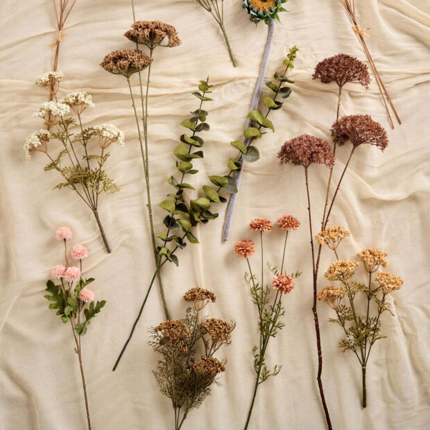 IB LAURSEN - BLOMSTERSTILK MØRK BRUN