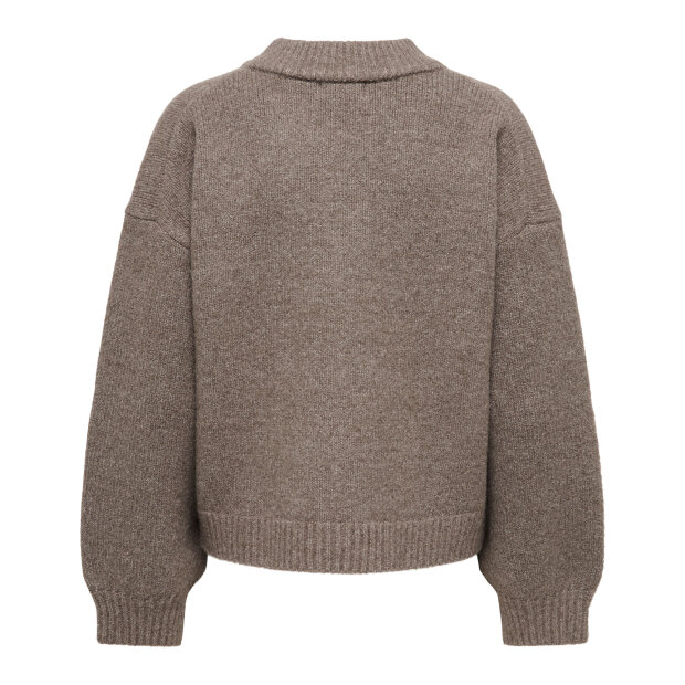 JDY - KIMIE LIFE L/S ON JACKET CARDIGAN | MULCH
