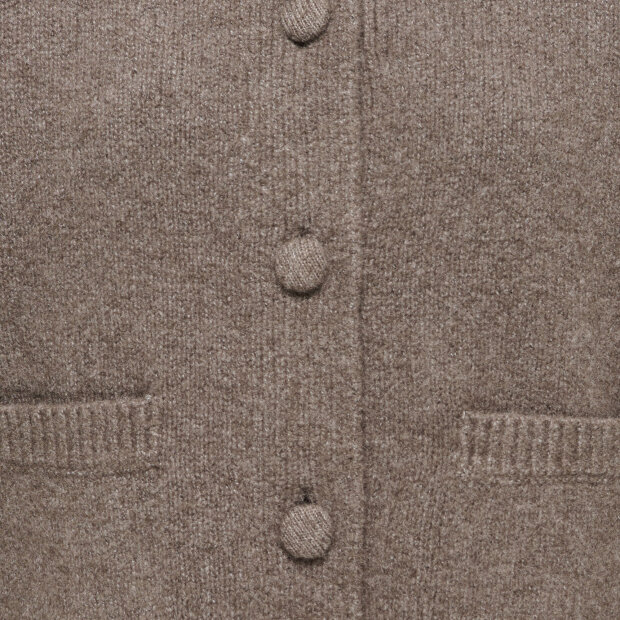 JDY - KIMIE LIFE L/S ON JACKET CARDIGAN | MULCH