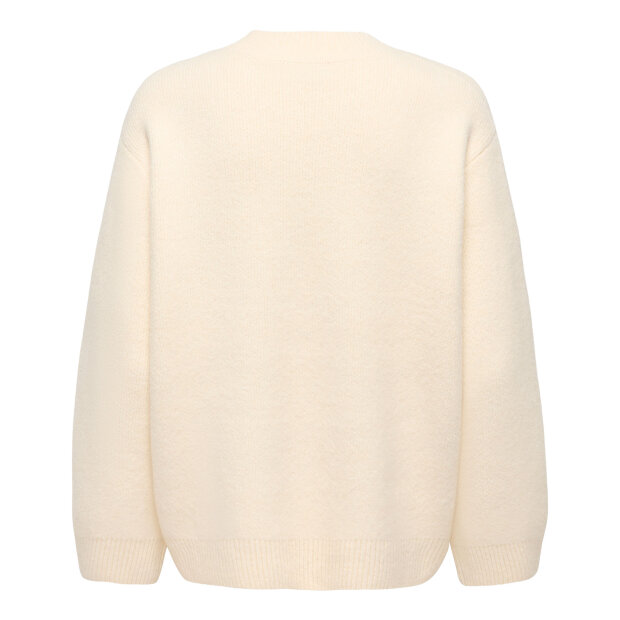 JDY - KIMIE LIFE L/S OVERSIZE PULLOVER | OATMEAL