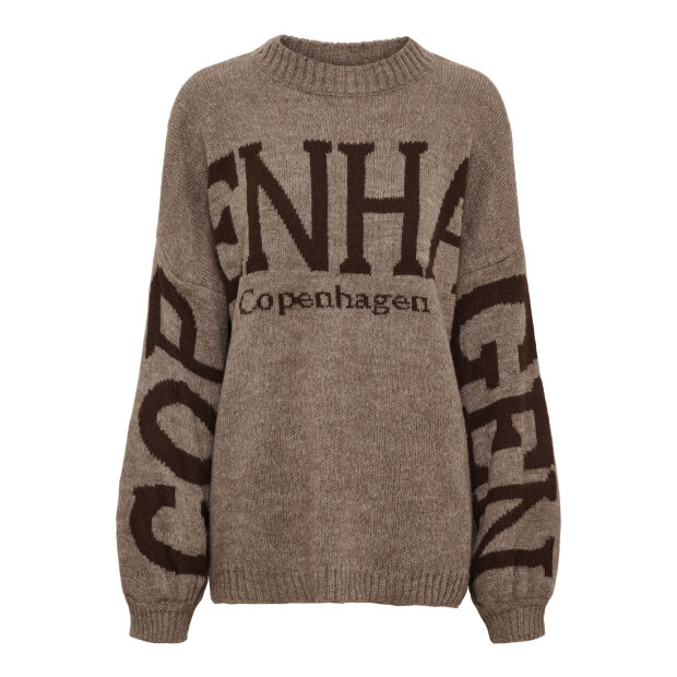 MARTA DU CHATEAU - ARIA KNIT | FANGO MELANGE/MORO