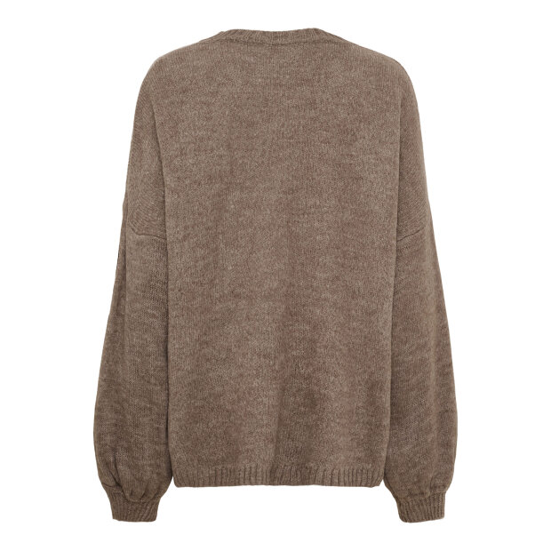 MARTA DU CHATEAU - ARIA KNIT | FANGO MELANGE/MORO