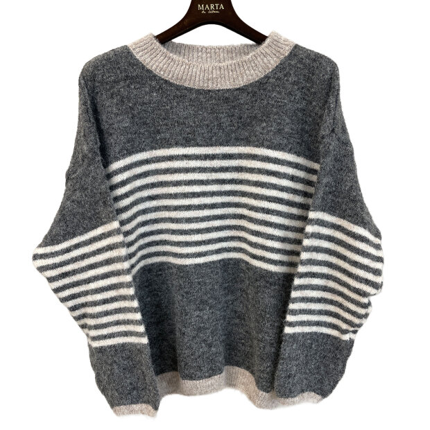 MARTA DU CHATEAU - SICILIA KNIT | GREY