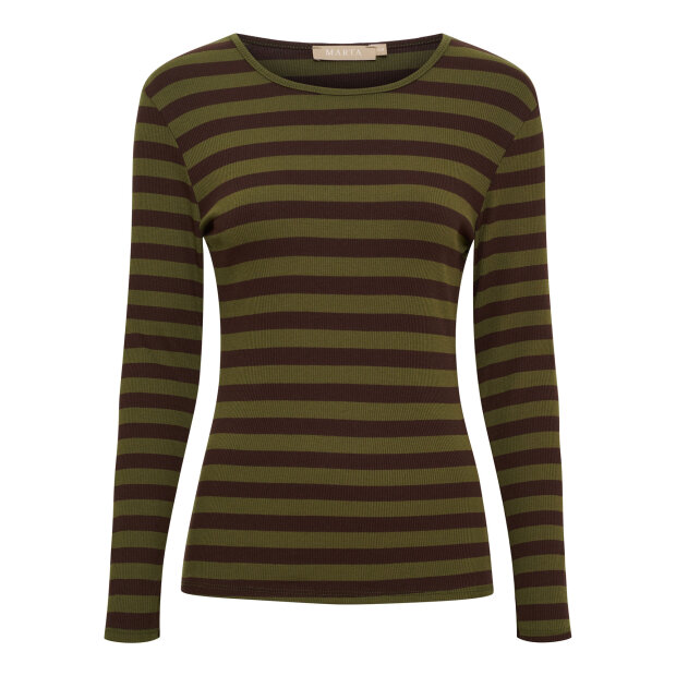 MARTA DU CHATEAU - BEGONIA LS TEE | MORO/SOTTOBOSCO
