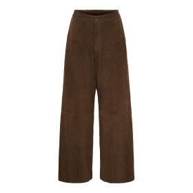 BTF CPH - TEA SUEDE PANTS | CHOCOLATE BROWN