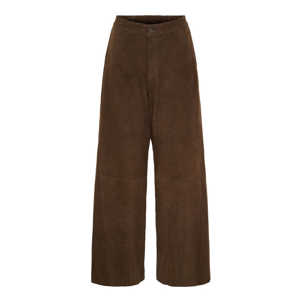BTF CPH - TEA SUEDE PANTS | CHOCOLATE BROWN