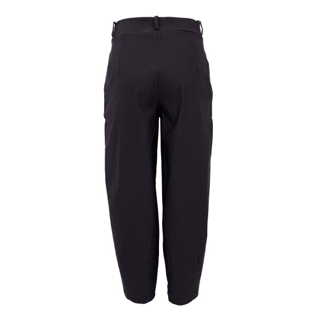 BLACK COLOUR - BEVERLY BARREL PANTS | BLACK