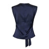 CO COUTURE - SAFIRA PLEAT TOP | NAVY CO COUTURE - SAFIRA PLEAT TOP | NAVY
