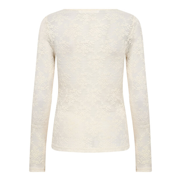 CO COUTURE - BIRTA O-NECK BLOUSE | OFF-WHITE