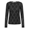 CO COUTURE - BIRTA O-NECK BLOUSE | BLACK