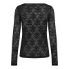 CO COUTURE - BIRTA O-NECK BLOUSE | BLACK