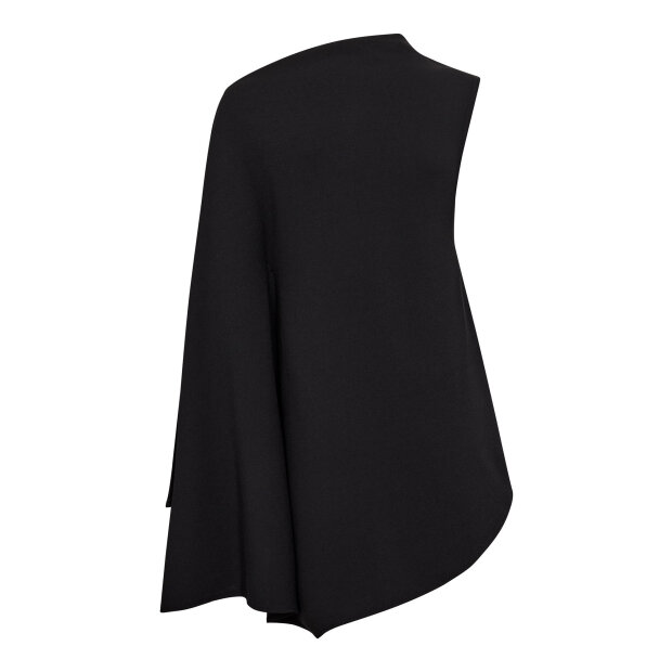 CO COUTURE - FALCON DRAPE TOP | BLACK