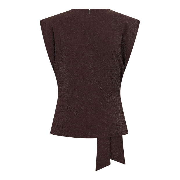 CO COUTURE - ESTI PLEAT TOP | BISON