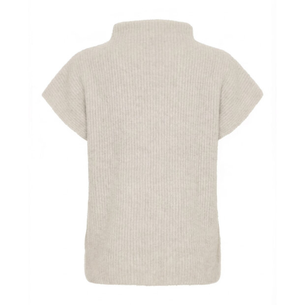 BTF CPH - CASHMERE RACCOON SS PULLOVER | LIGHT BEIGE